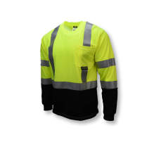 Radians ST21B Type R Class 3 Long Sleeve Black Bottom T-Shirt