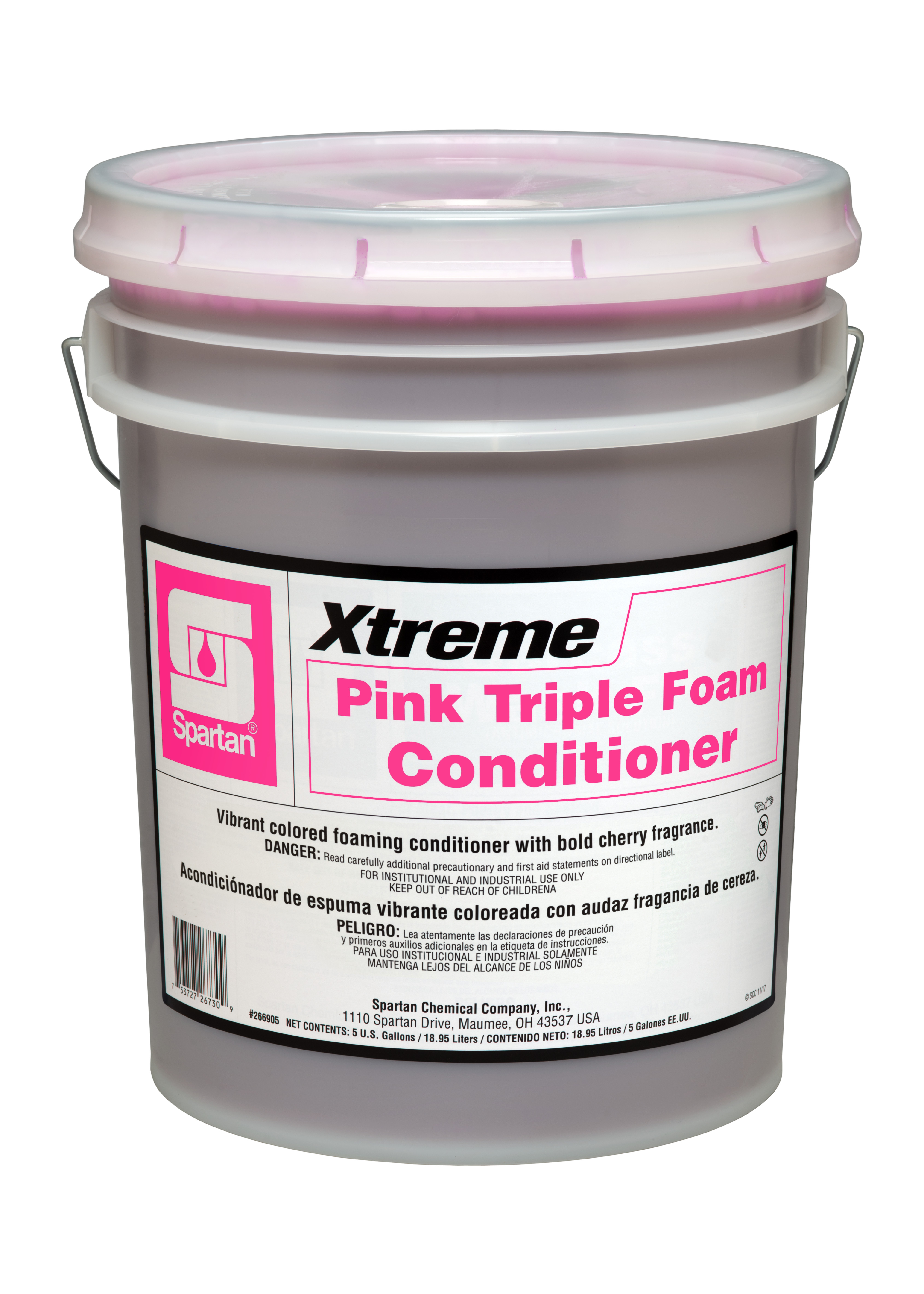 Spartan Chemical Company Xtreme Pink Triple Foam Conditioner, 5 GAL PAIL