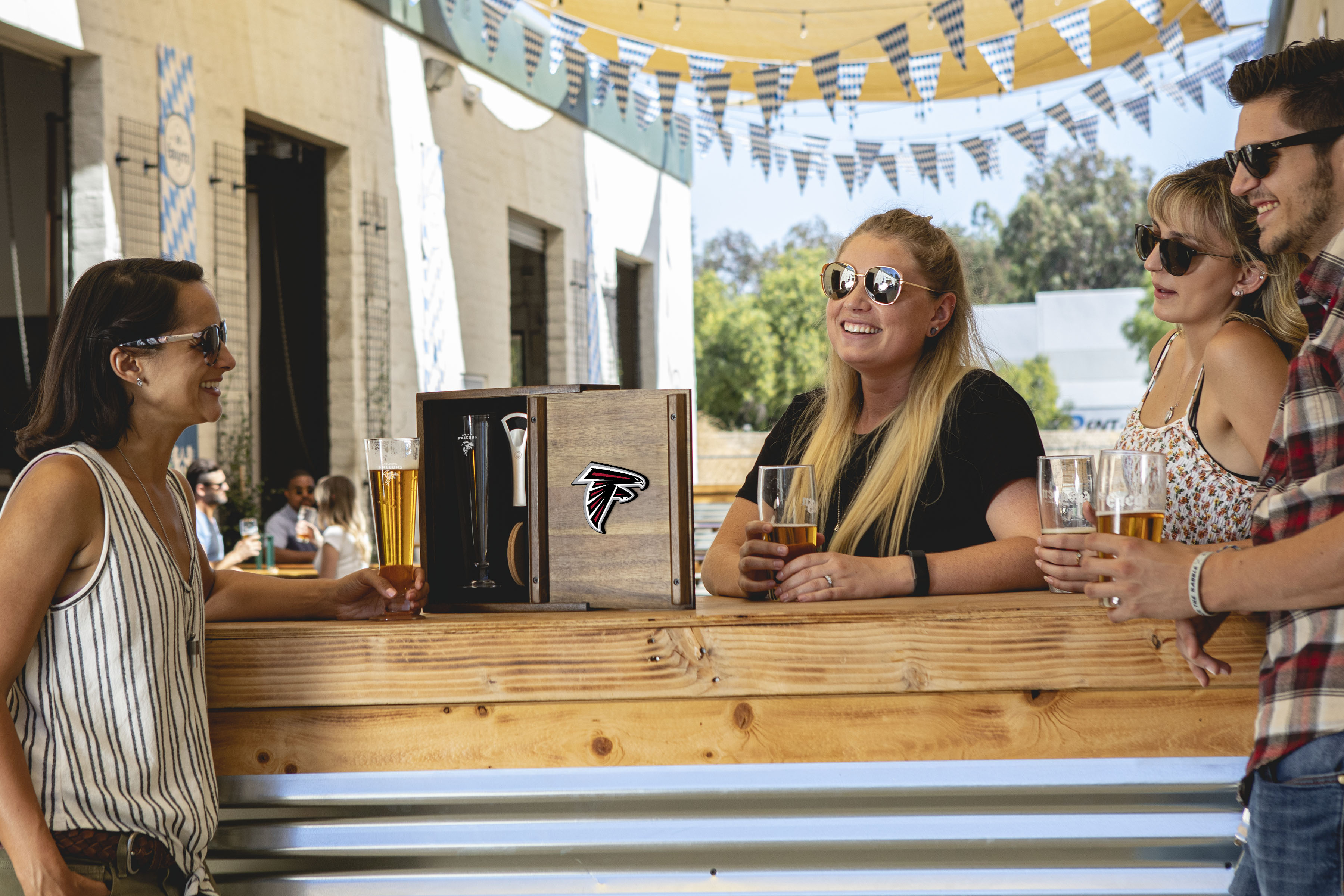 Atlanta Falcons - Pilsner Beer Glass Gift Set