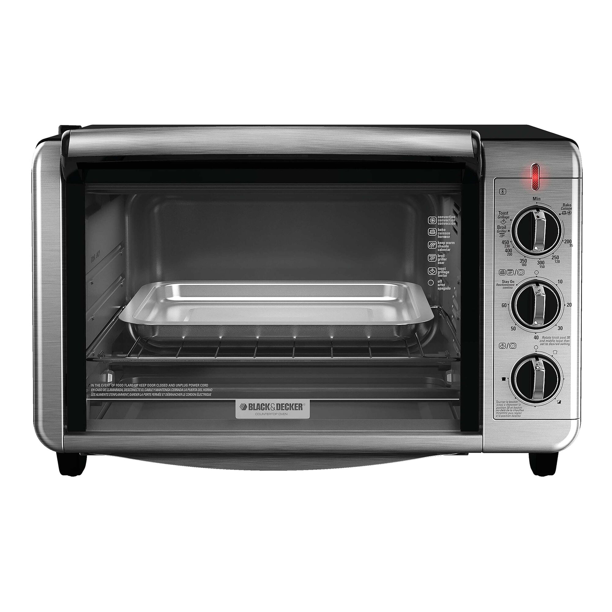 6 slice convection countertop toaster oven.