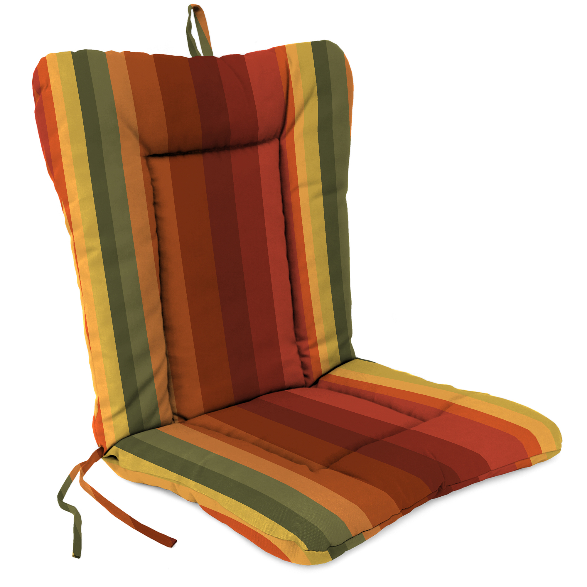 Neu Outdoor Terrasse Schmiedeeisen Stuhl Kissen mit Krawatten und Aufhänger Schlaufe 21" x 38" - Bild 24 von 33