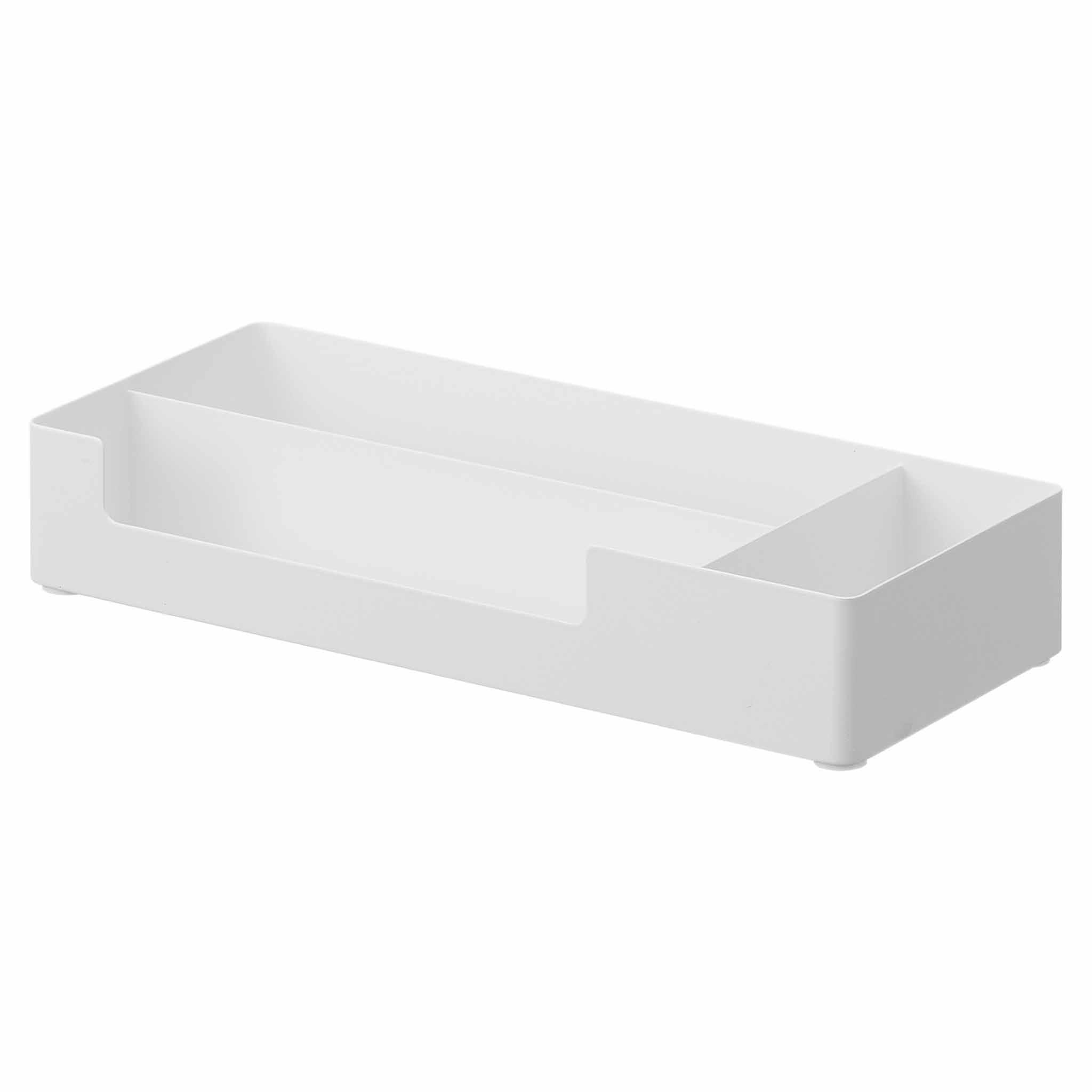 Amenity Tray with Compartments : Triple-Section Tray