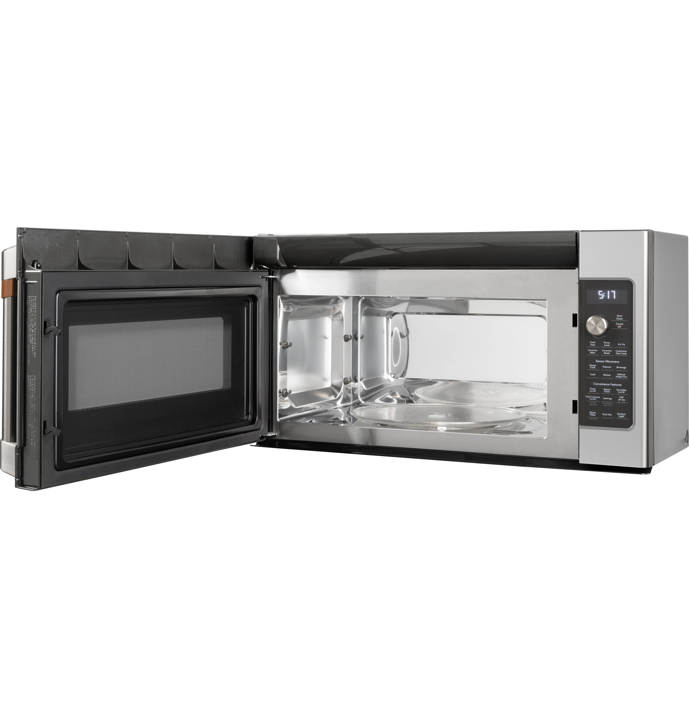 Café™ 1.7 Cu. Ft. Stainless Steel Over The Range Microwave view 2