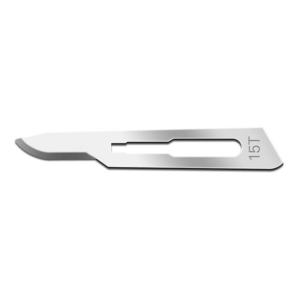 Cincinnati Surgical Surgical Blade #15 Carbon Steel Sterile- 100/Box