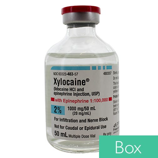 Xylocaine® w/Epi 0.02 Multi Dose Vial - 25/Box