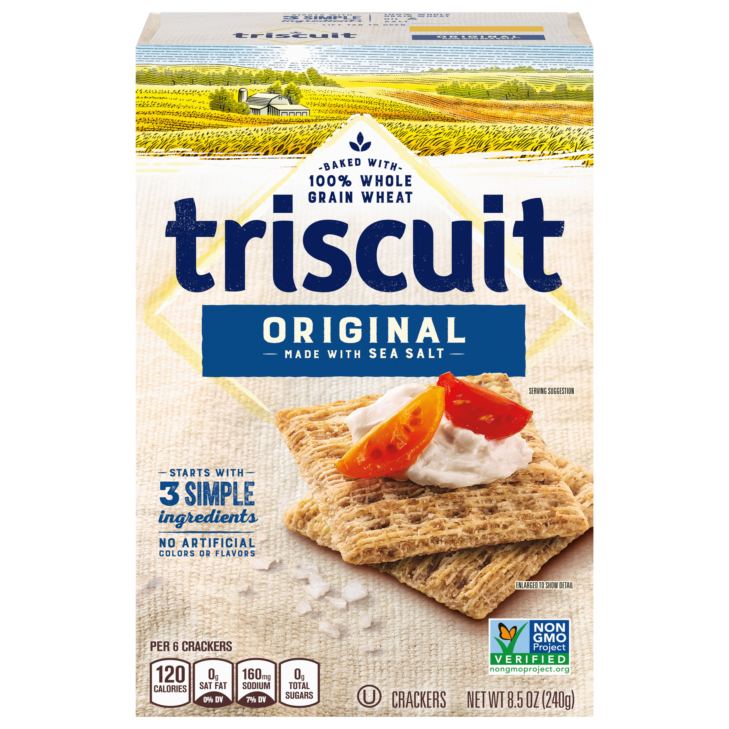 Triscuit Original Whole Grain Wheat Crackers, 8.5 oz