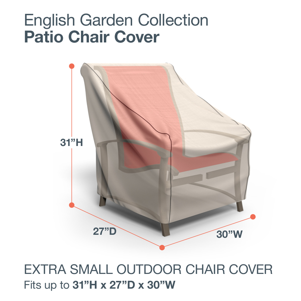 Patio Chair Cover Outdoor Garden Furniture UV Waterproof Protection Tan Tweed