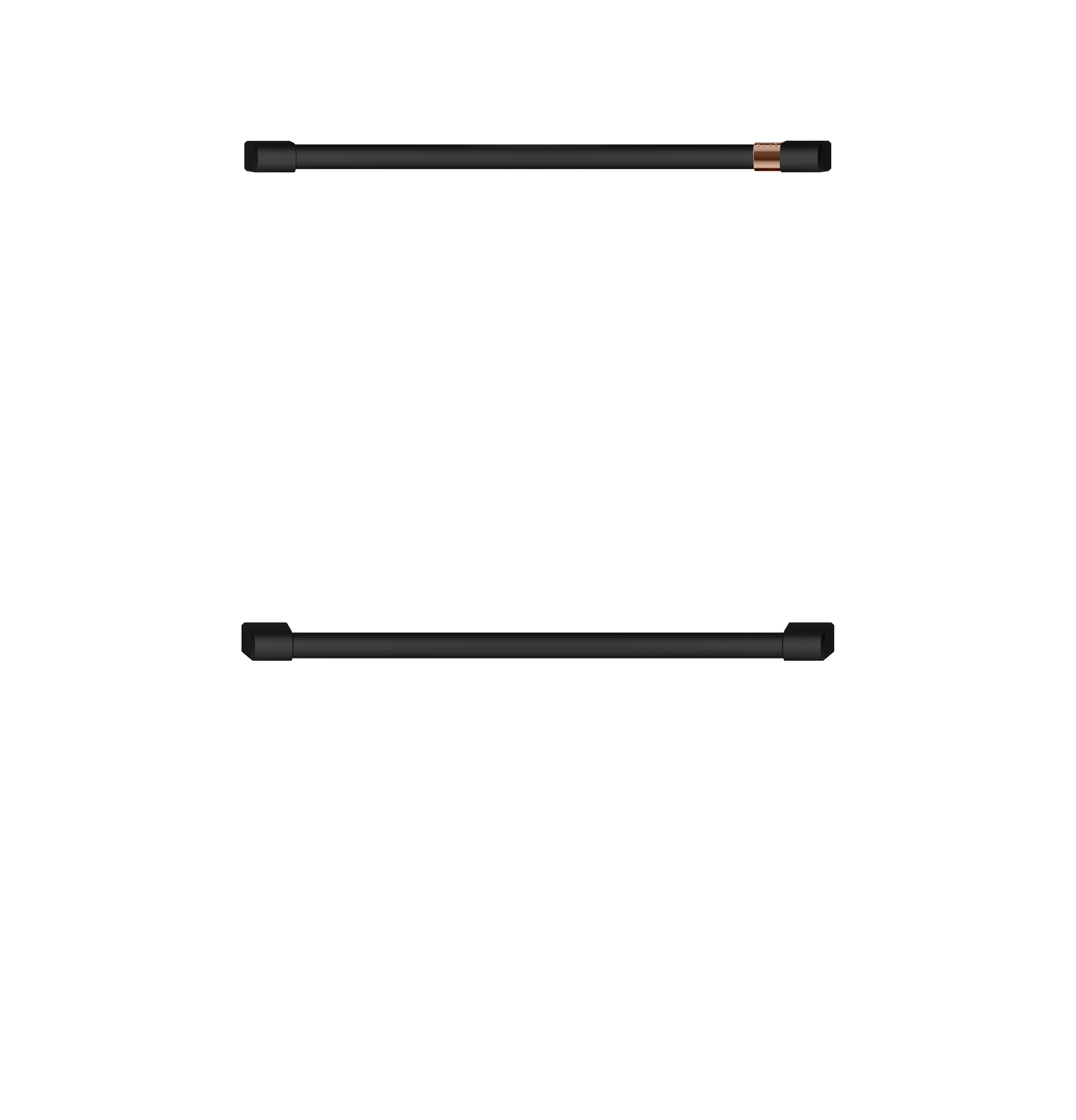 30" Width Hndl Kit for Dbl Wall Ovens Flat Black For use w/ Wall Ovens — Not Connectable