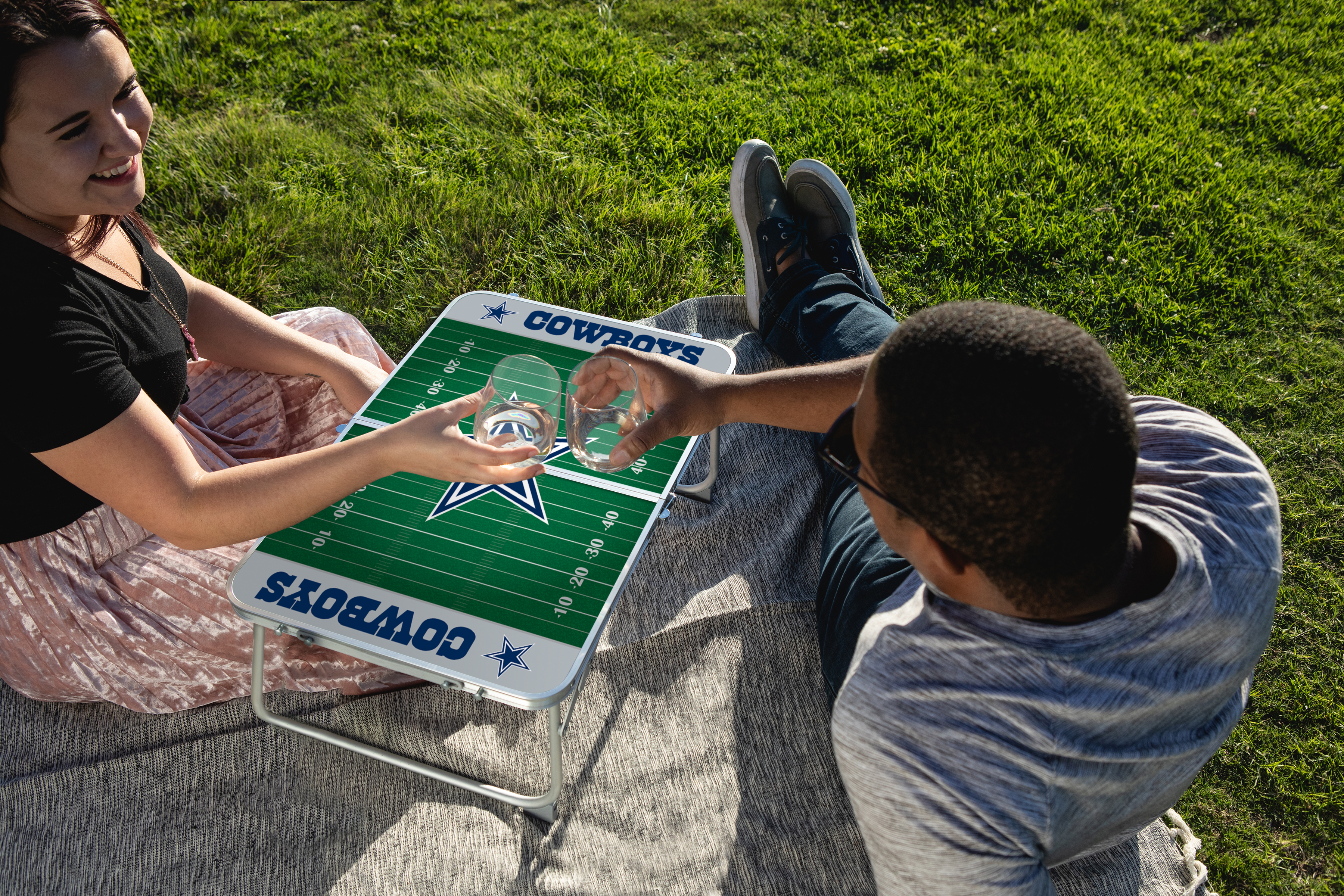 Dallas Cowboys - Concert Table Mini Portable Table