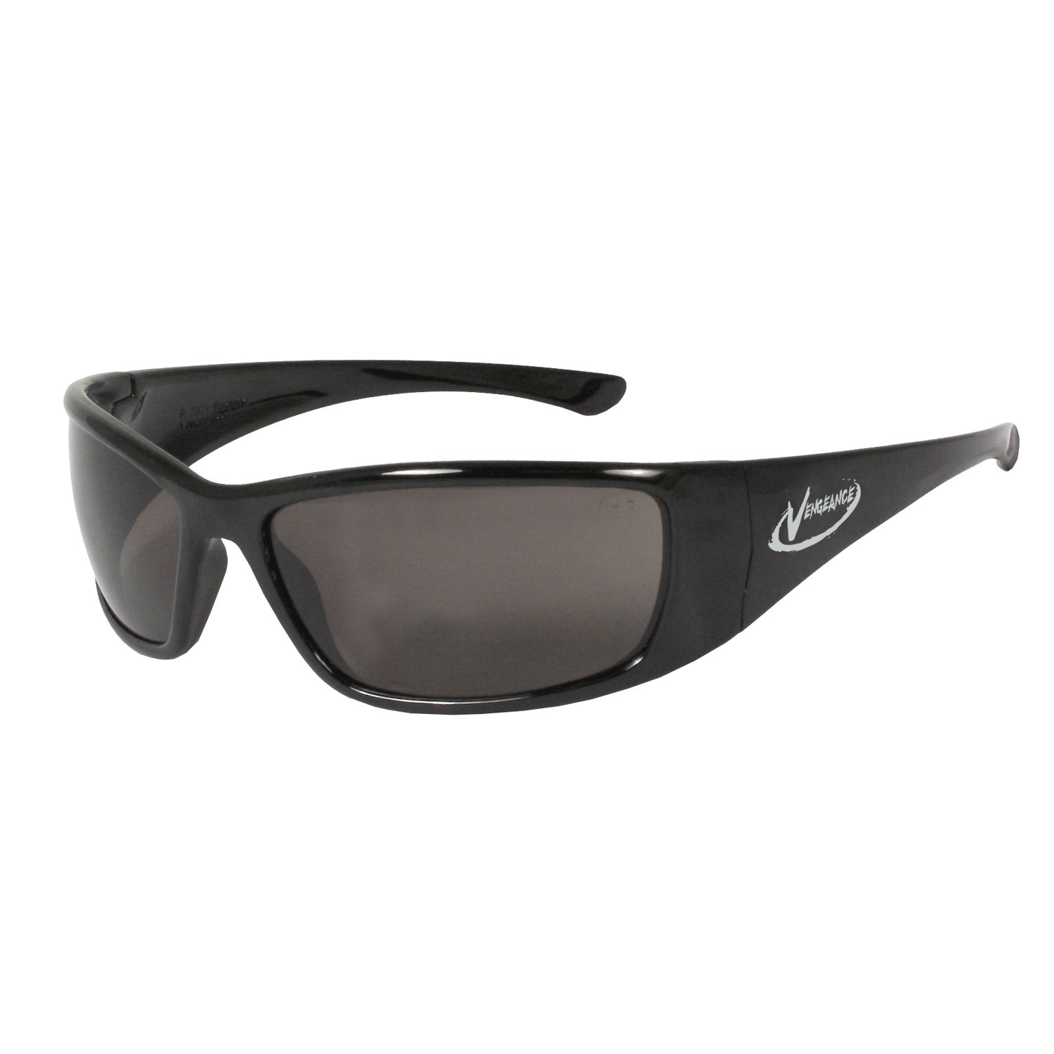 Vengeance Safety Eyewear - Black Frame - Polarized Smoke Lens
