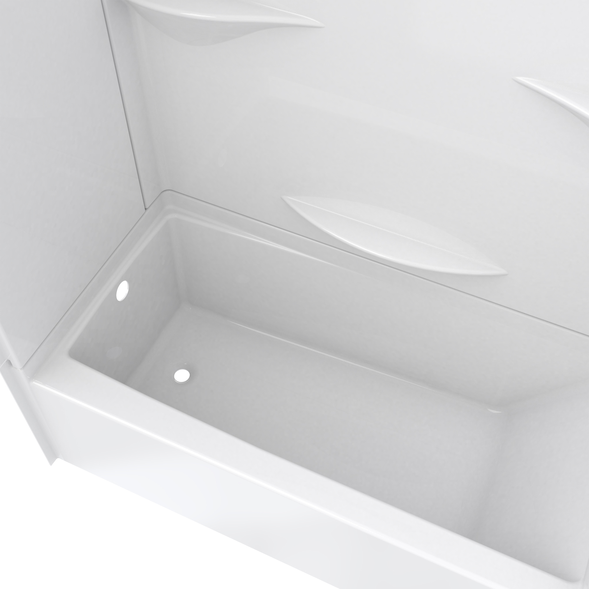 Acrylx Alcove Four Piece Tub Shower In view 4