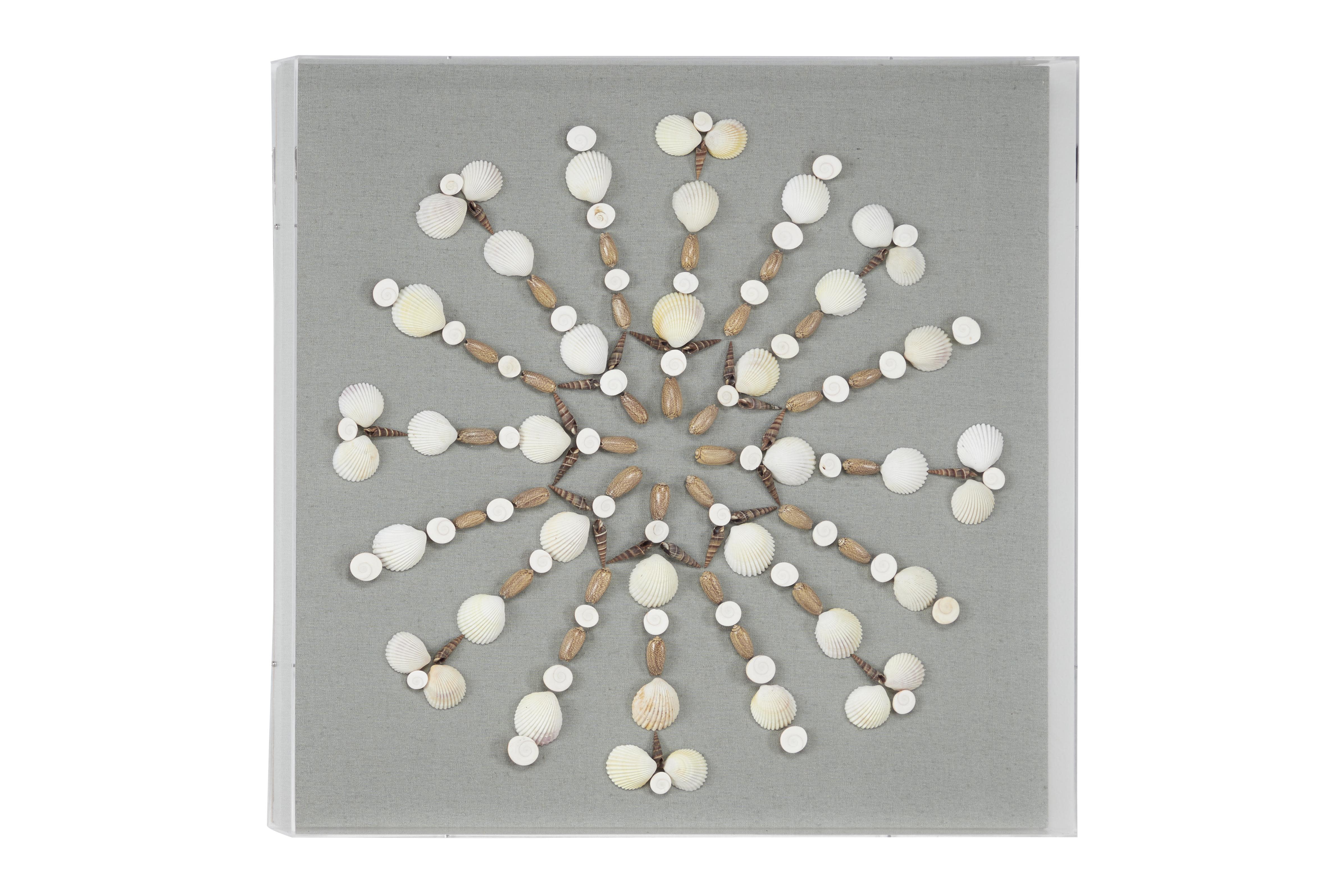 Clear Acrylic Plastic Shell 3D Home Shadow Box with Gray Fabric Backing, 24" x 3" x 24"