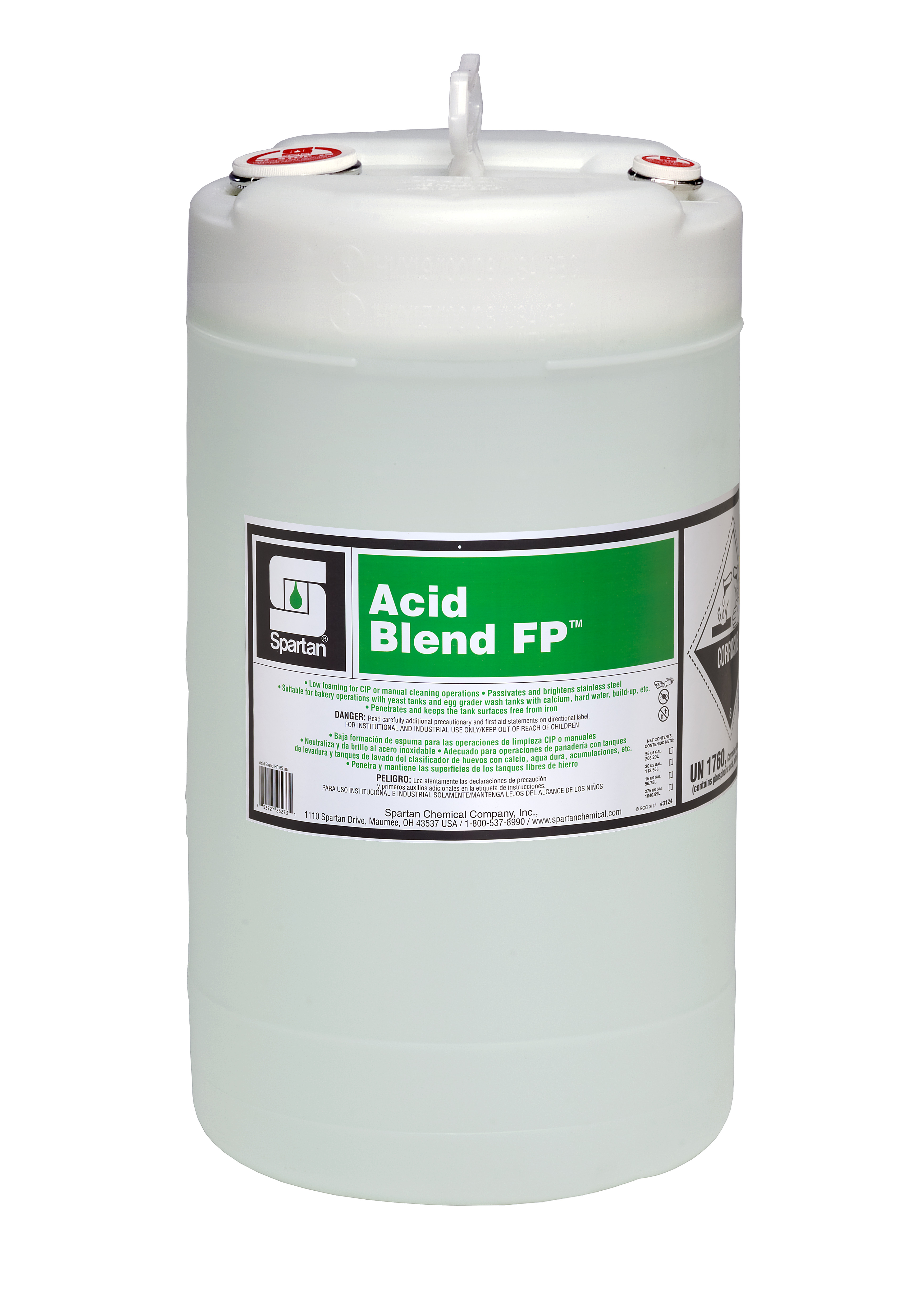 Spartan Chemical Company Acid Blend FP, 15 GAL DRUM