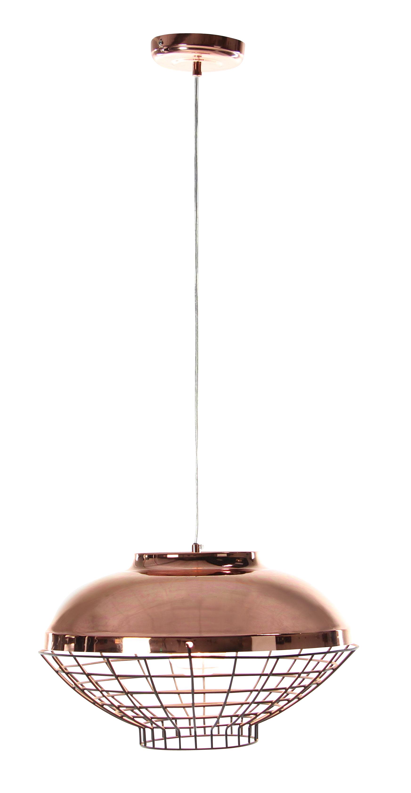 Copper Metal  Pendant, 16" x 16" x 10"