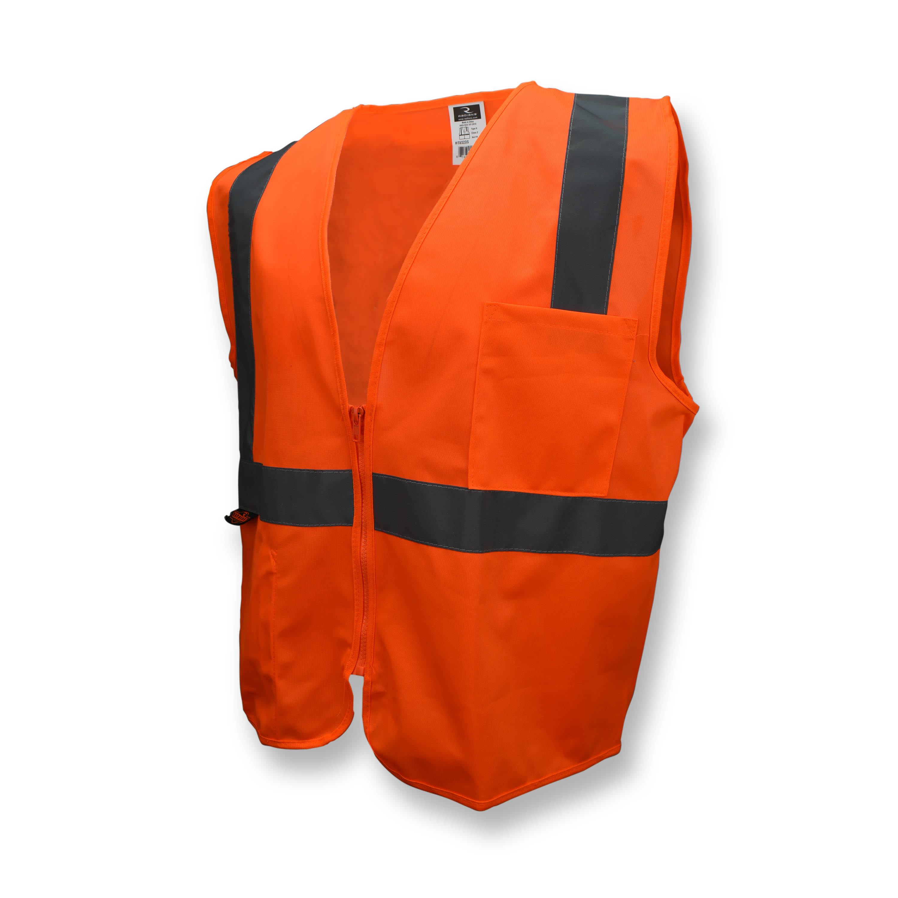 Picture of Radians SV2Z Economy Type R Class 2 Solid Safety Vest with Zipper