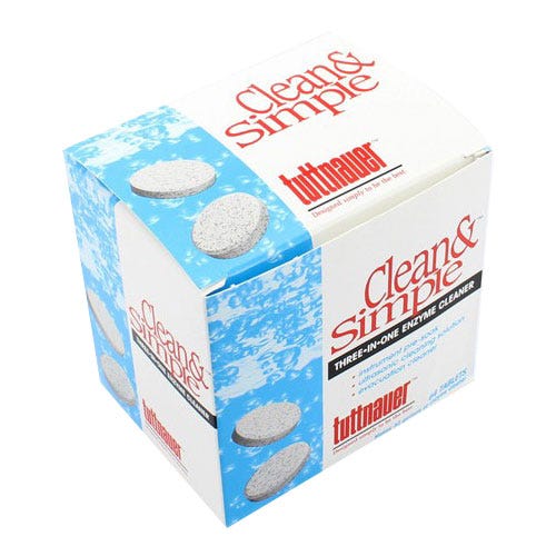 Clean & Simple™ Ultrasonic Enzymatic Cleaning Tablets - 64/Box