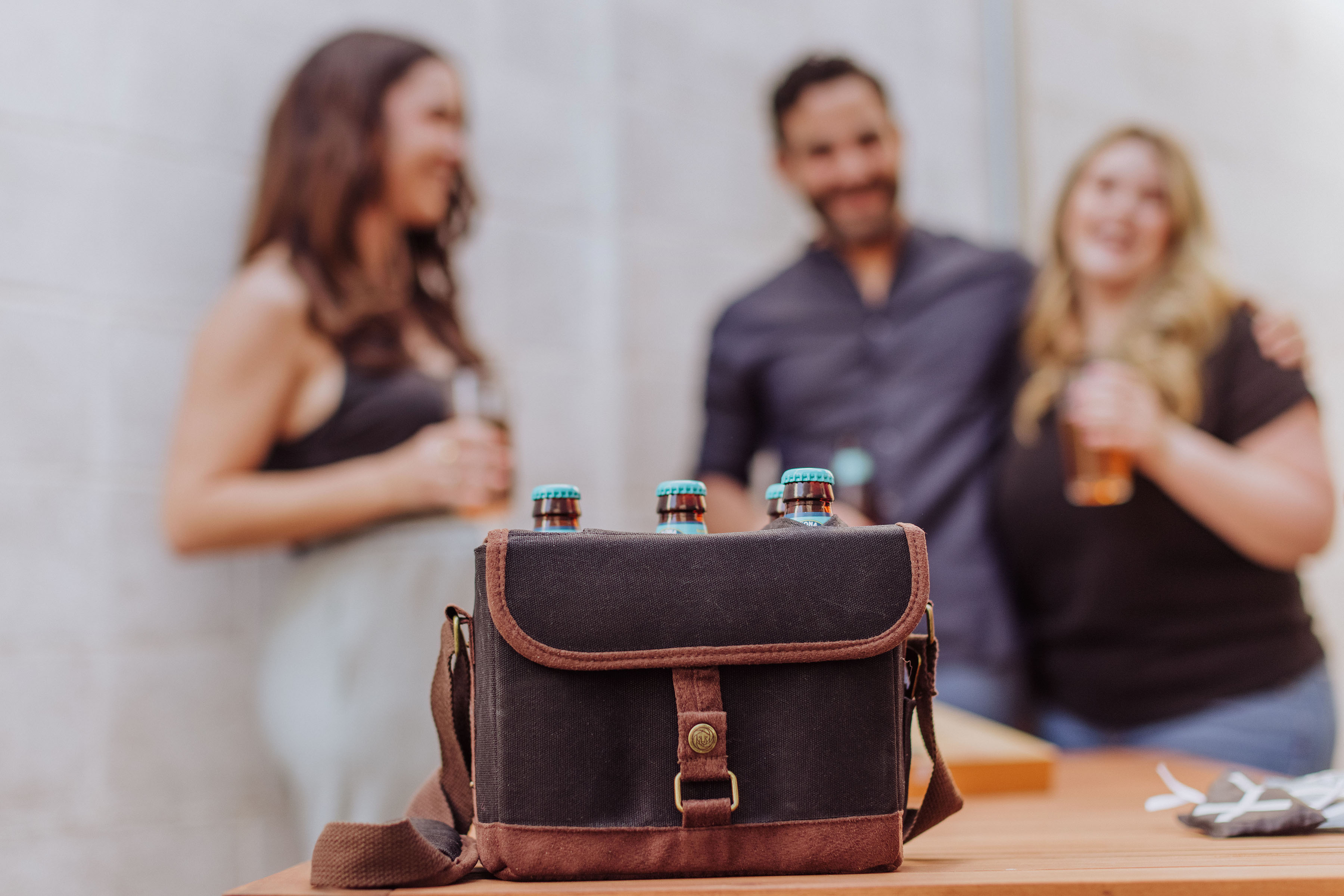 Beer Caddy Cooler Tote with Opener