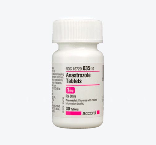 Anastrozole 1mg Tablets - 30/Bottle