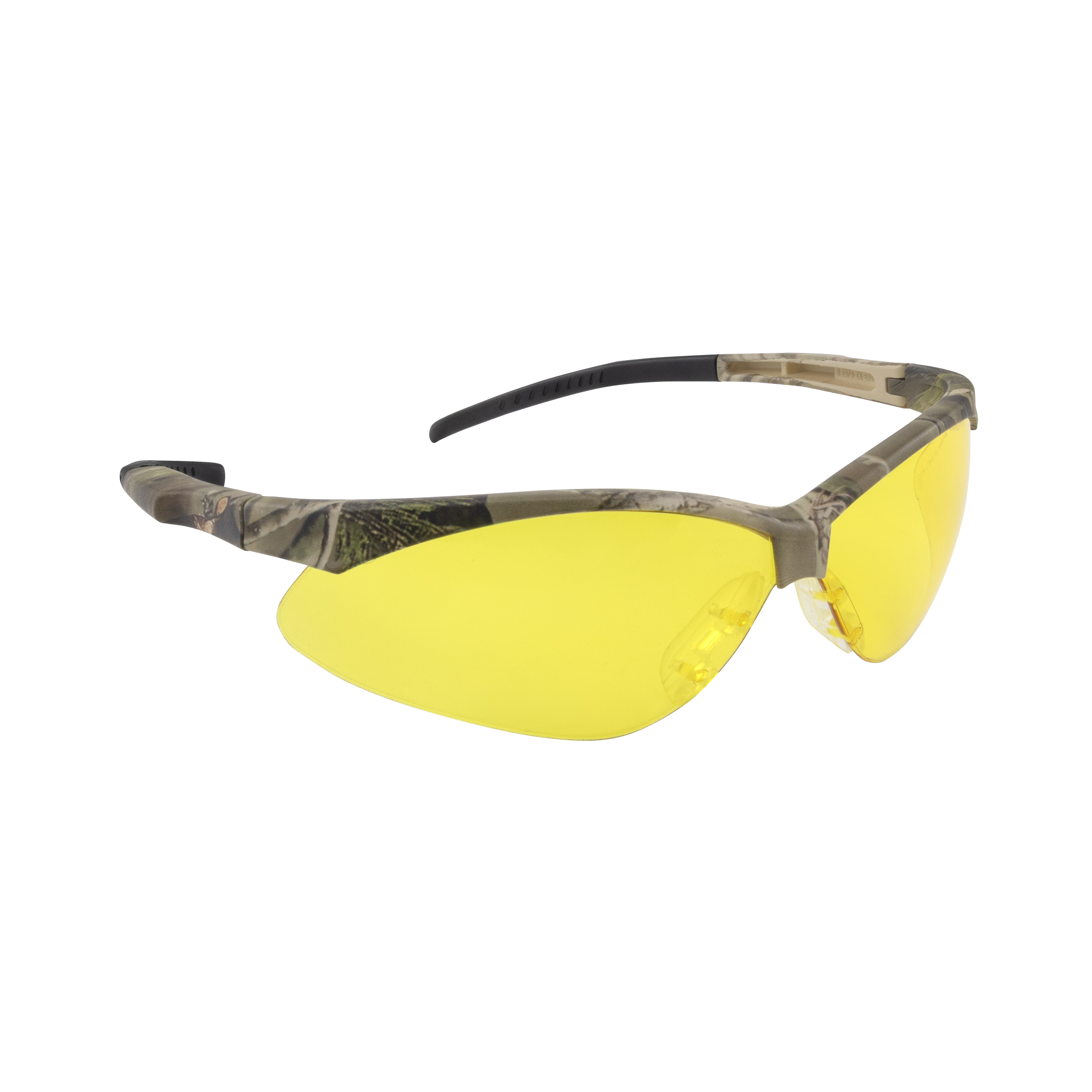 Rad-Apocalypse Camo Safety Eyewear - Camo Frame - Amber Anti-Fog Lens