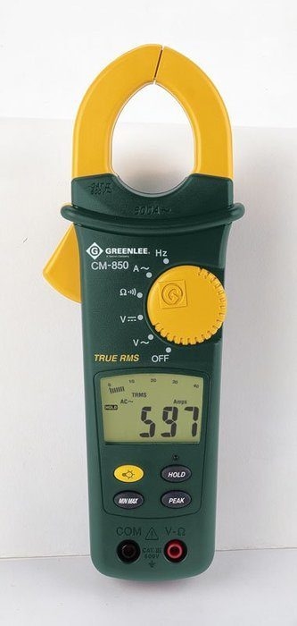 Product image for GRN CM-850-C CLAMPMETER, AC RMS