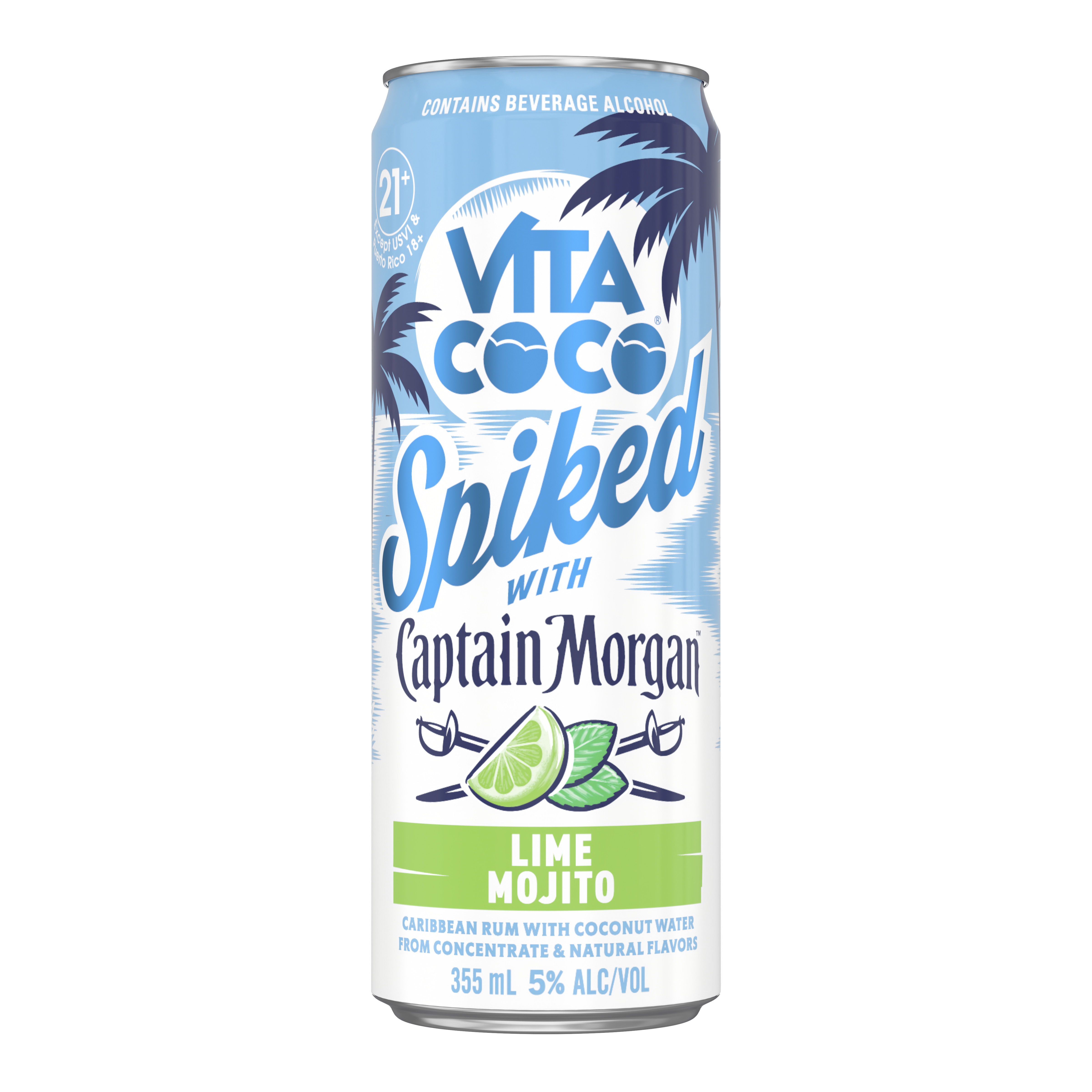 VITA COCO SPIKED WITH CAPTAIN MORGAN LIME MOJITO