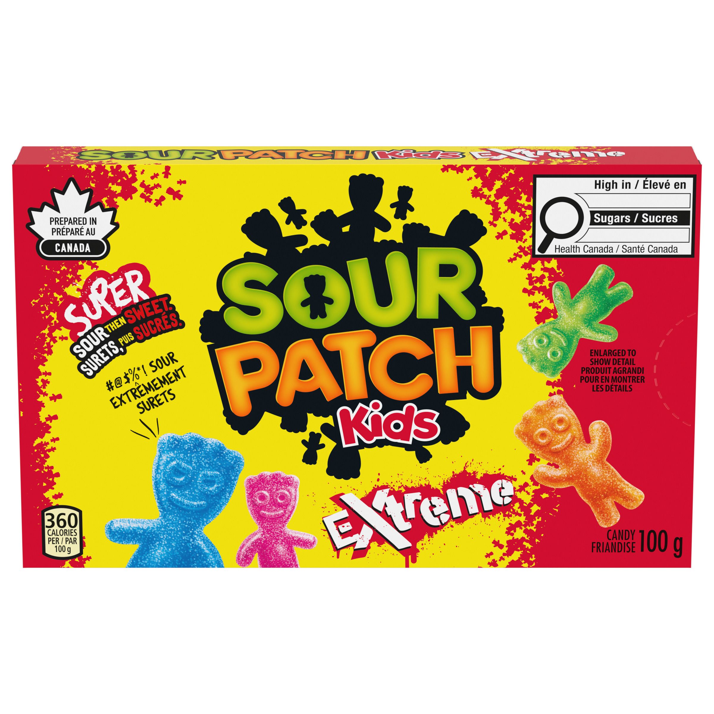 Maynards Sour Patch Kids Extreme Sour Soft & Chewy Candy, 100G-thumbnail-1