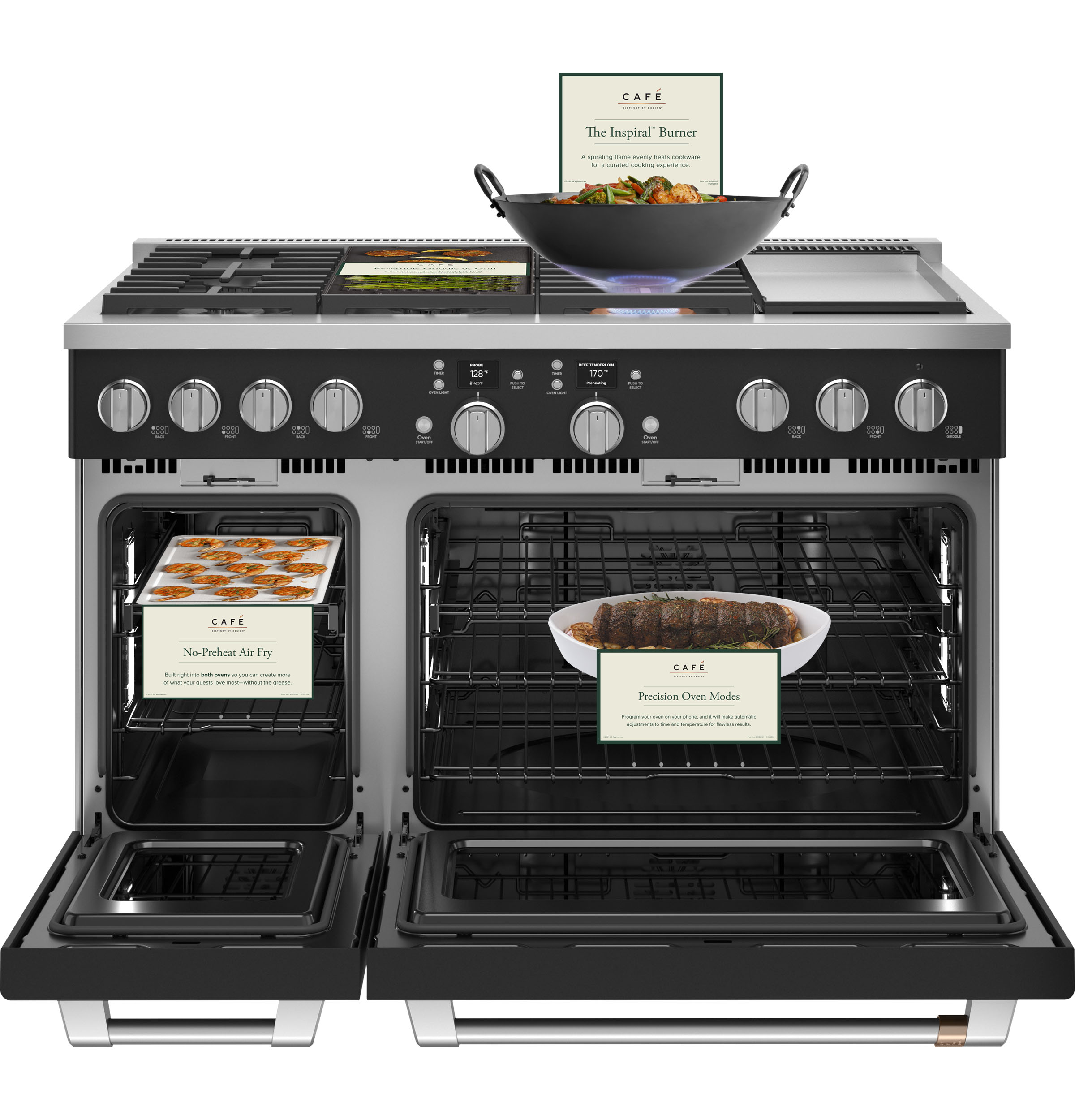 48" Width — 6 Burners — Dual Fuel — Conv — ADA Compliant — Connectable via built-in WiFi view 3