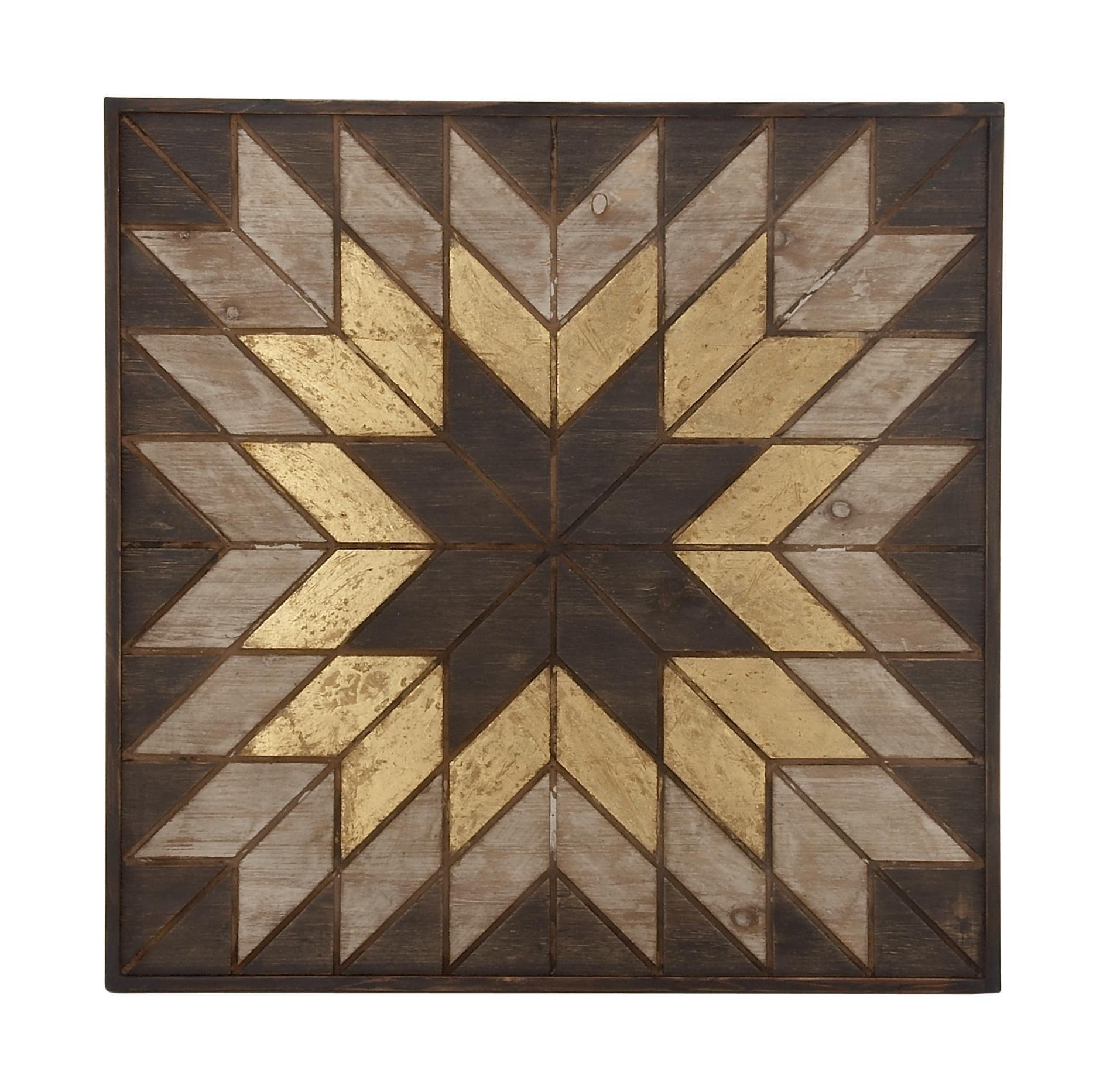 Black Wood  Wall Decor, 31" x 1" x 32"