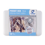 W/BRUSH VAN GOGH WATERCOLOR POCKET BOX 12CT MUTED