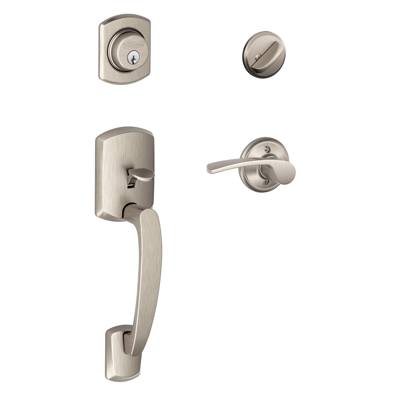 Single Cylinder Handleset and Merano Lever