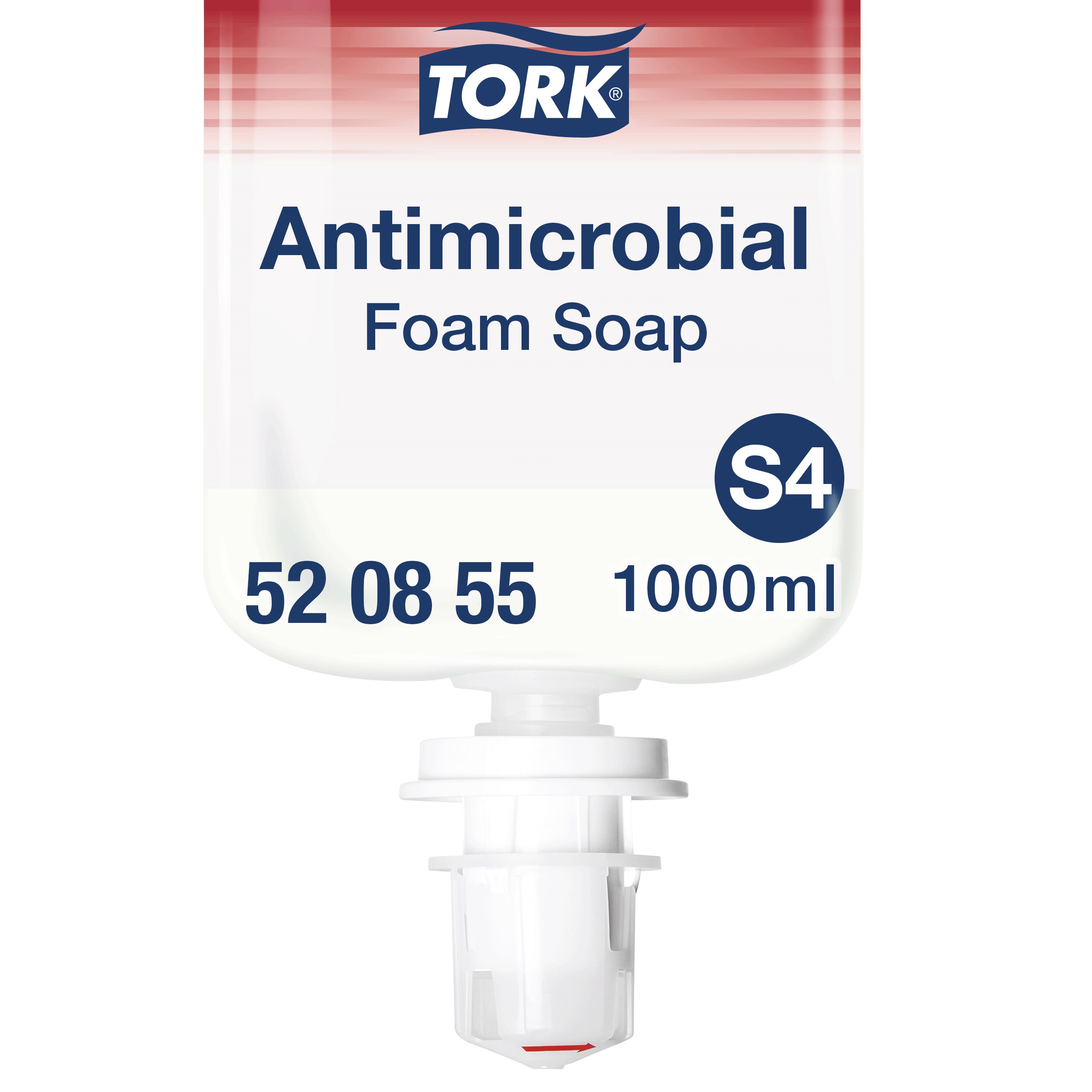 Håndsæbe, Skum, Refill, 1000 ml, Tork Premium Antimikrobiel S4