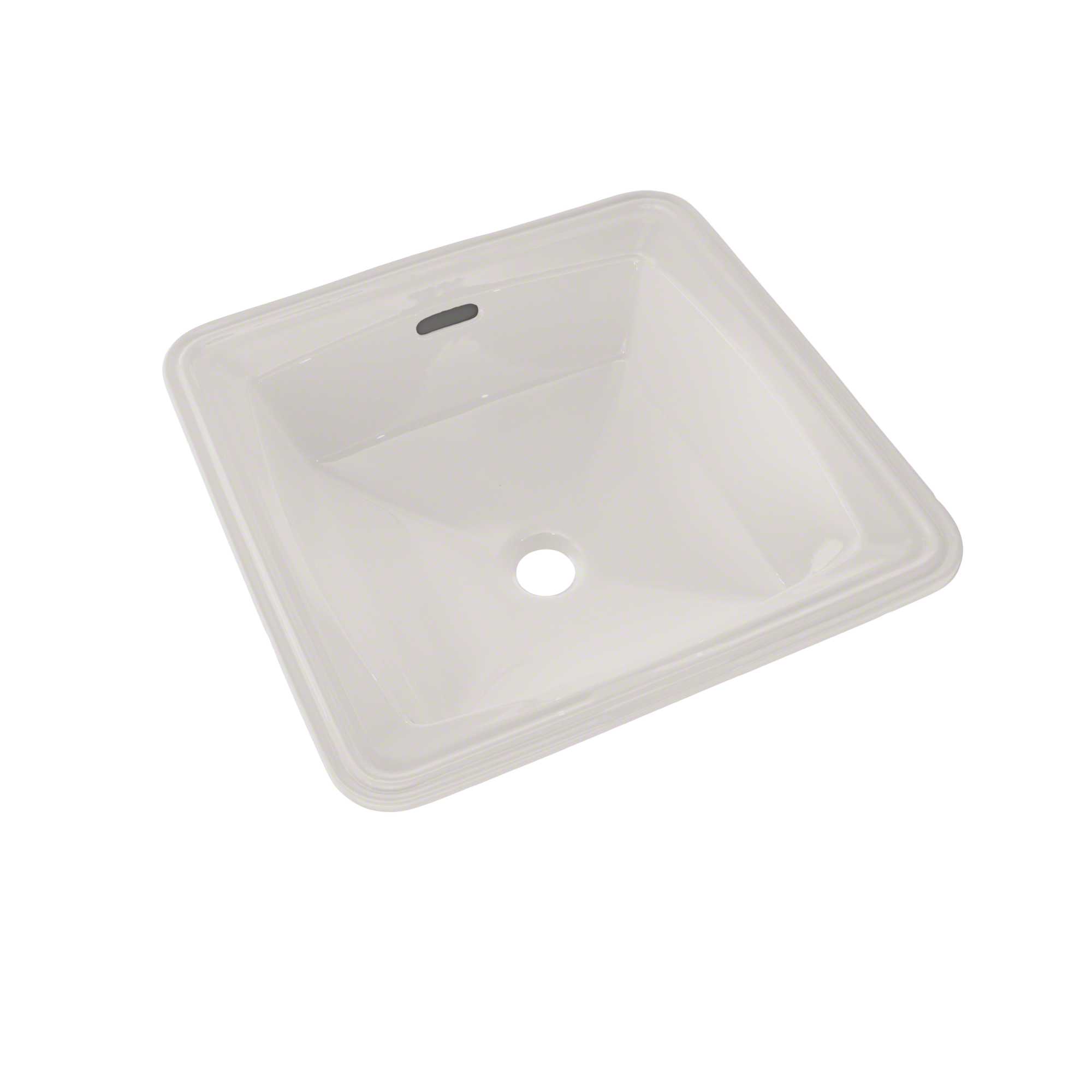 TOTO Connelly Square Undermount Bathroom Sink with CEFIONTECT, Colonial White, Vitreous China, LT491G#11