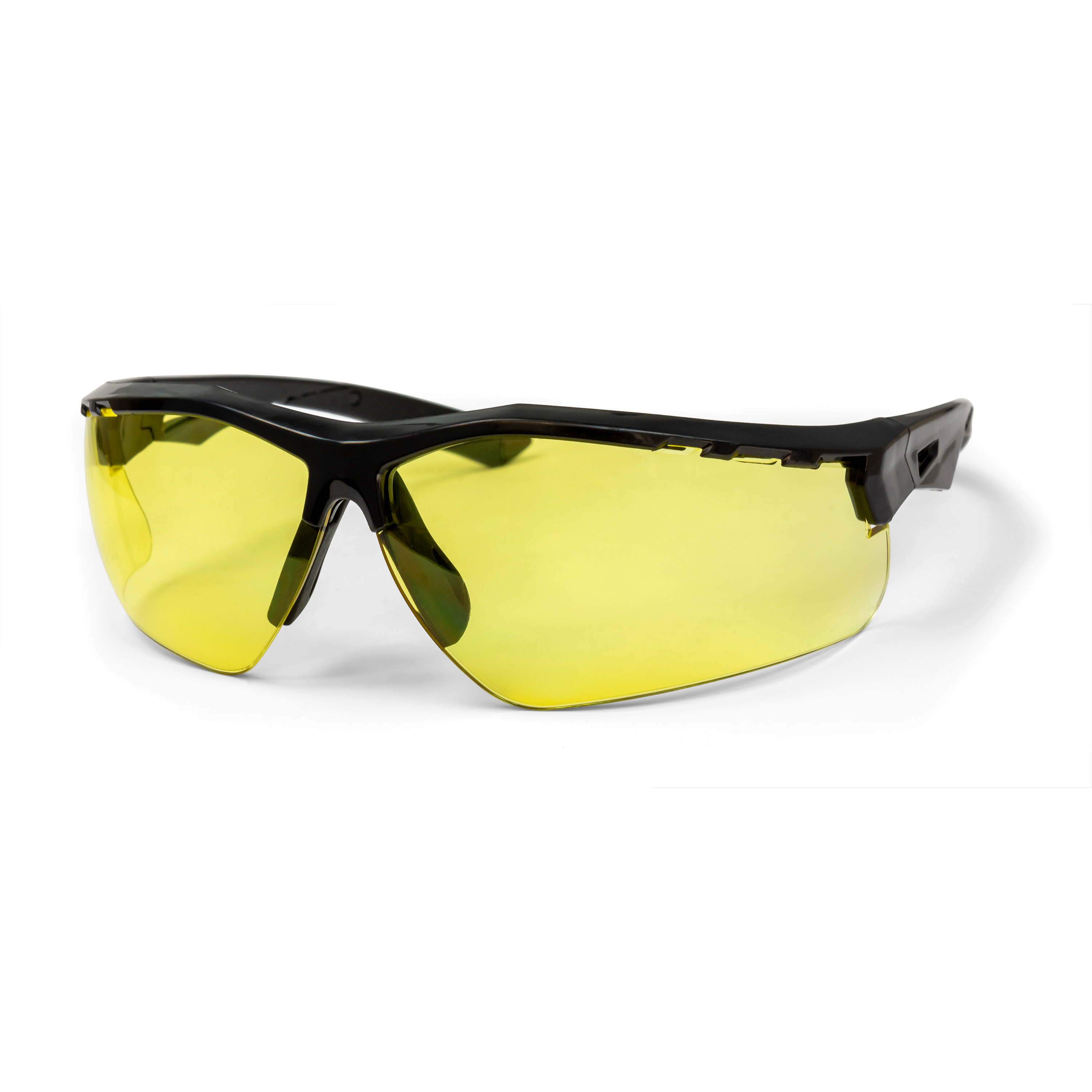 Thraxus Safety Eyewear - Black Frame - Amber Lens