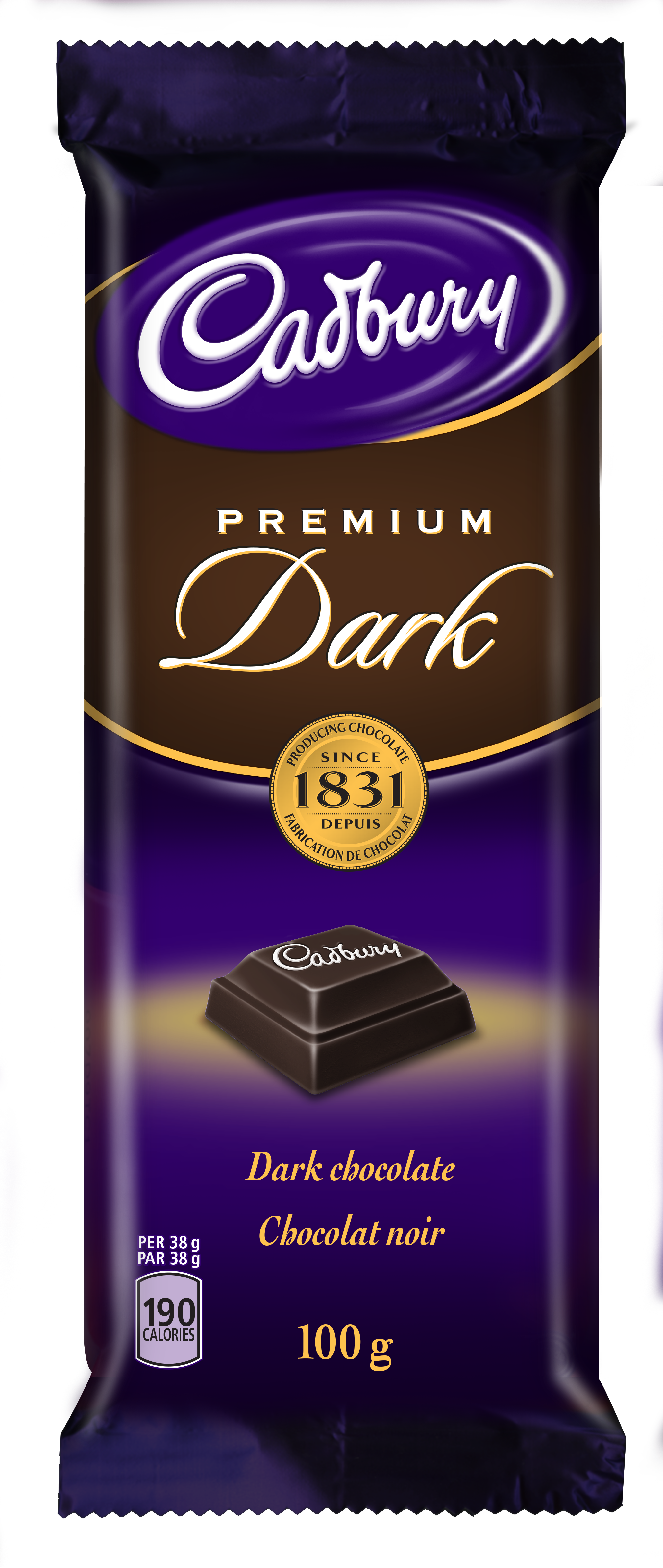 Cadbury Premium Dark, Dark Chocolate Bars, 100 G-thumbnail-4