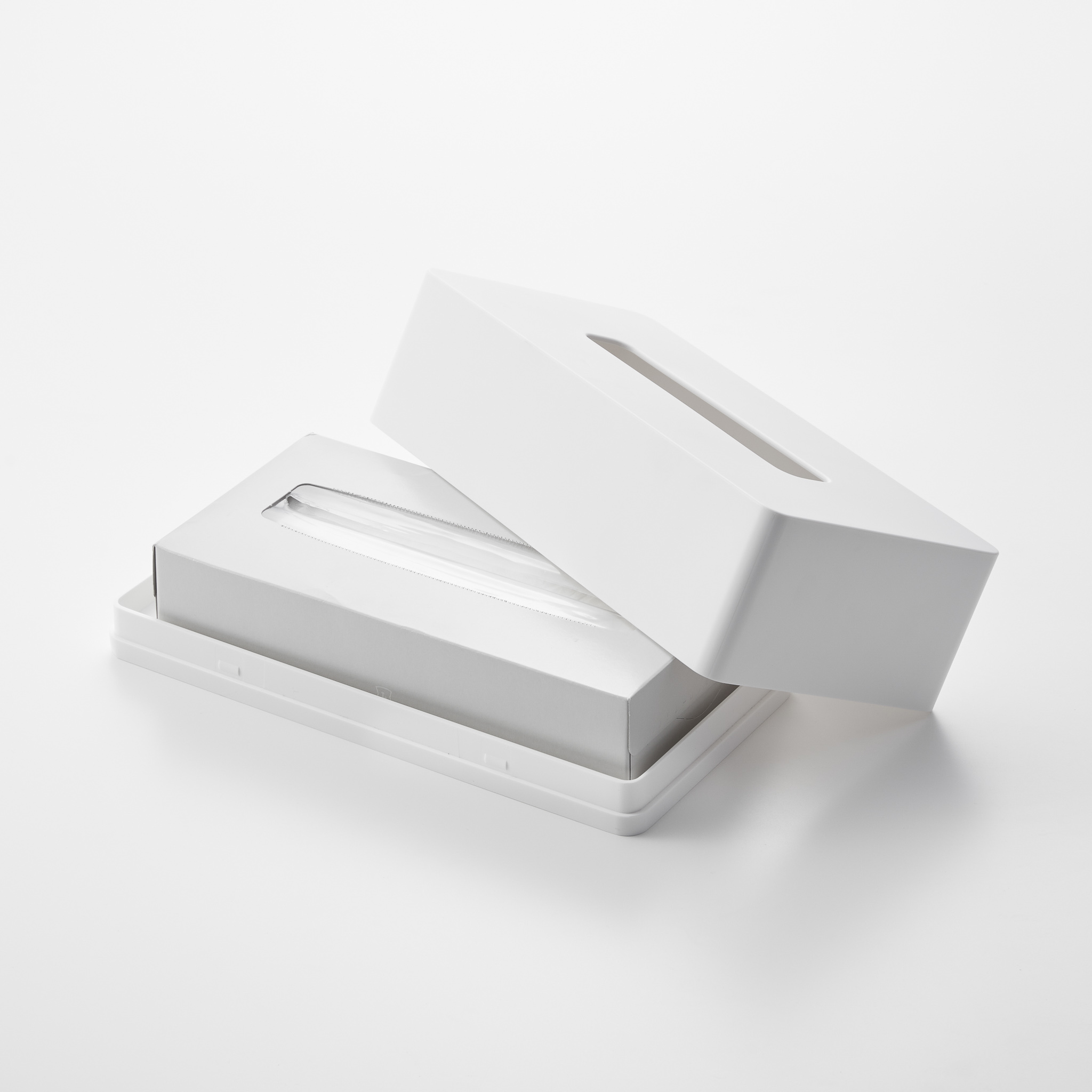 Film Hook Tissue Case : Passend für eine Standard-Taschentuchbox bis zu einer Höhe von ca. 7 cm