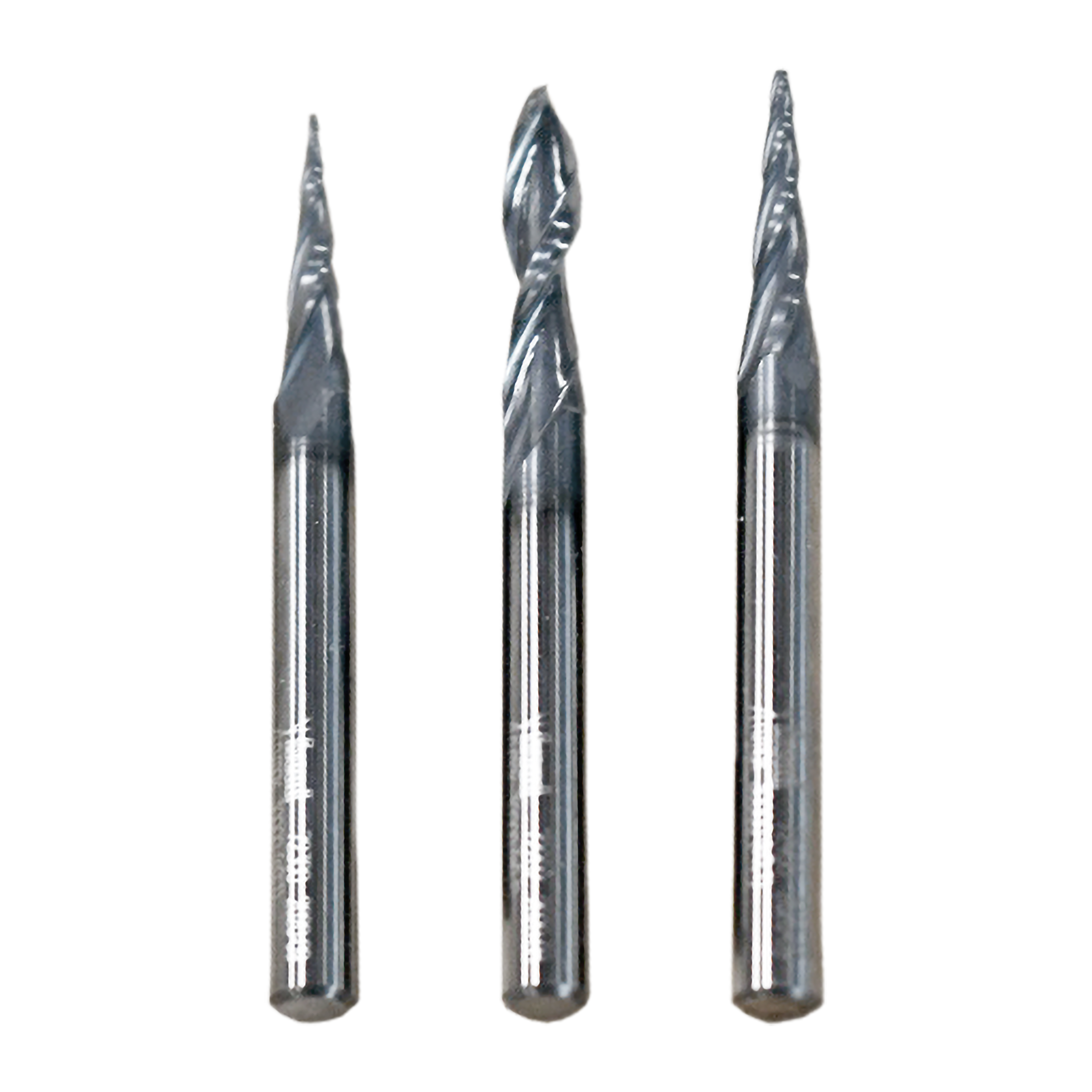 3-Piece CNC Fine Detail Router Bit Set