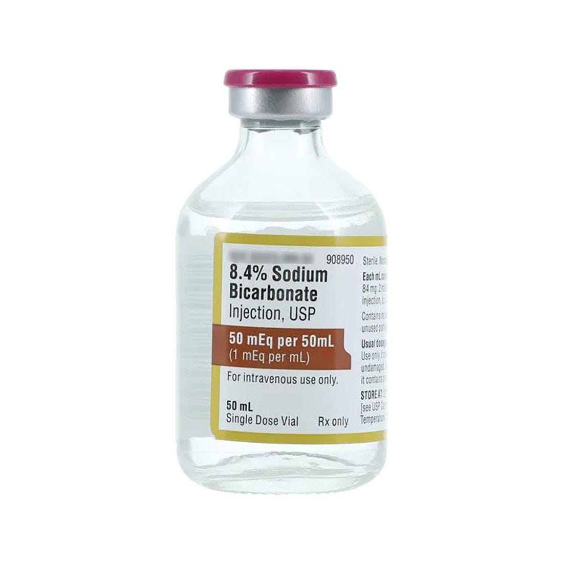 Sodium Bicarb 8.4% 50ml SDV NON- RETURNABLE IF OPENED