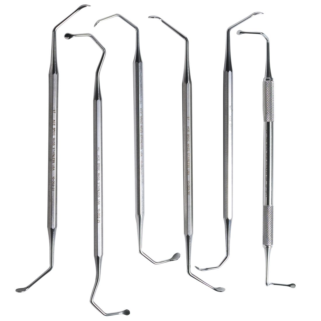 ACE Antralplasty Elevator Kit for Sinus and Socket Lift Procedures, set of 6 instruments