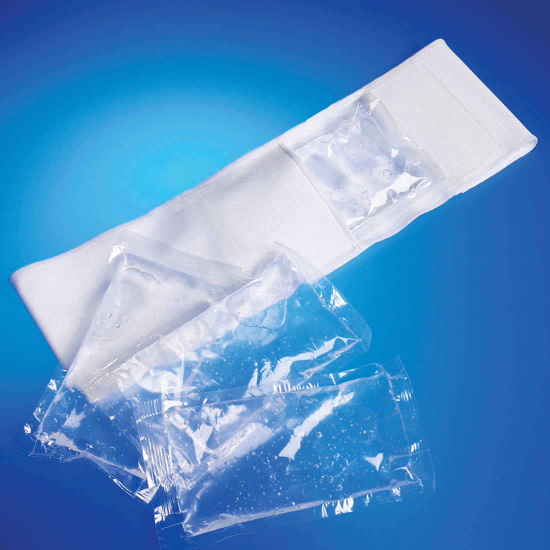 Cool Jaw ® Spandex Pouch w/ 4 Clear Gel Packs -24/Case