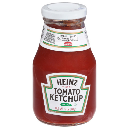  HEINZ Single Serve Ketchup Jar, 12 oz. Container (Pack of 24) 