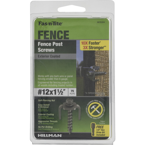 FasNTite ExteriorCoated Fence Post Screws (12 x 11/2")