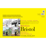 Strathmore 300 Series Bristol Pad Vellum Finish Tape Binding 24 Sheet 11x17  inch 1 Count