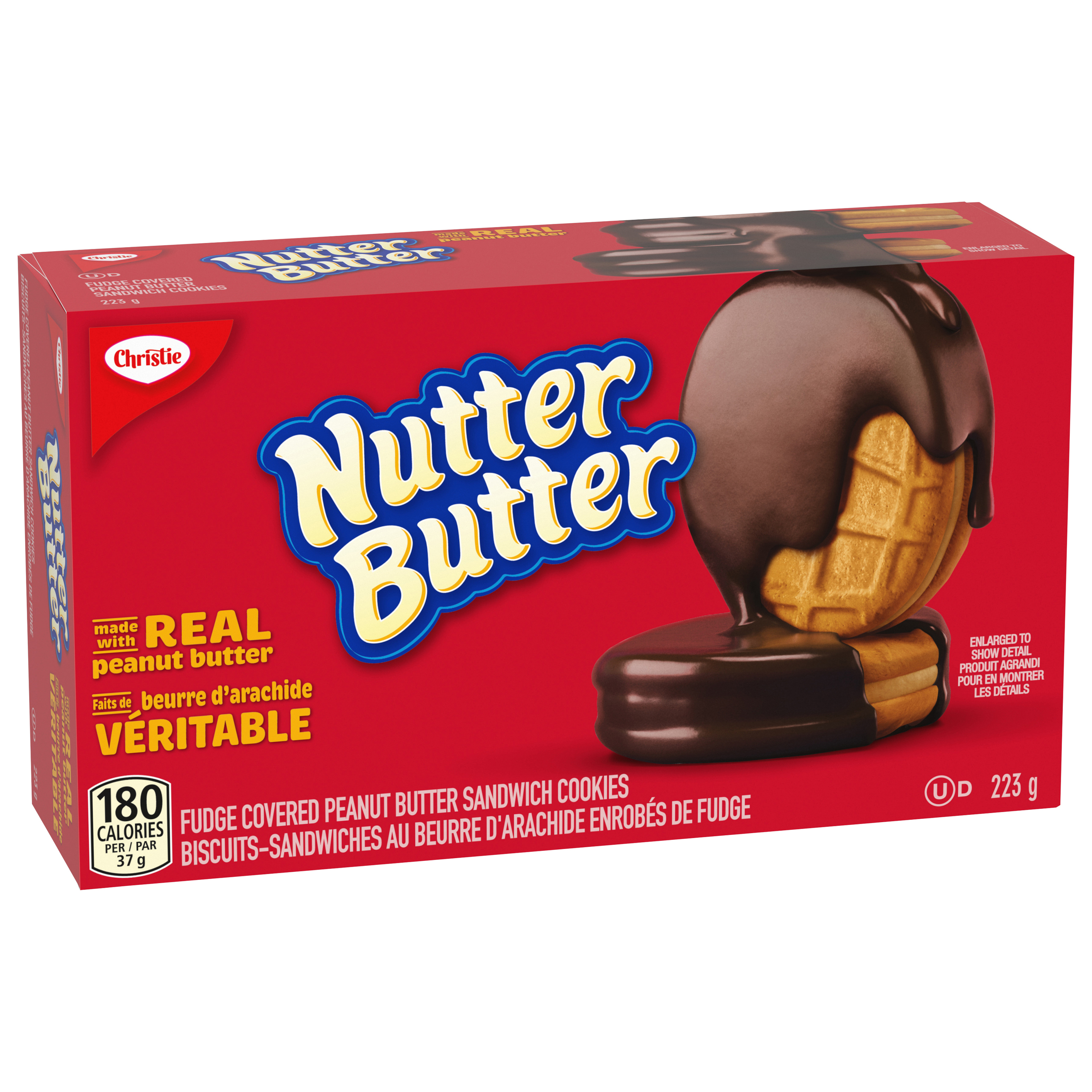 Nutter Butter Peanut Butter Fudge Covered Cookies, 223G-1