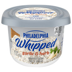 Philadelphia Whipped Garlic & Herb Cream Cheese