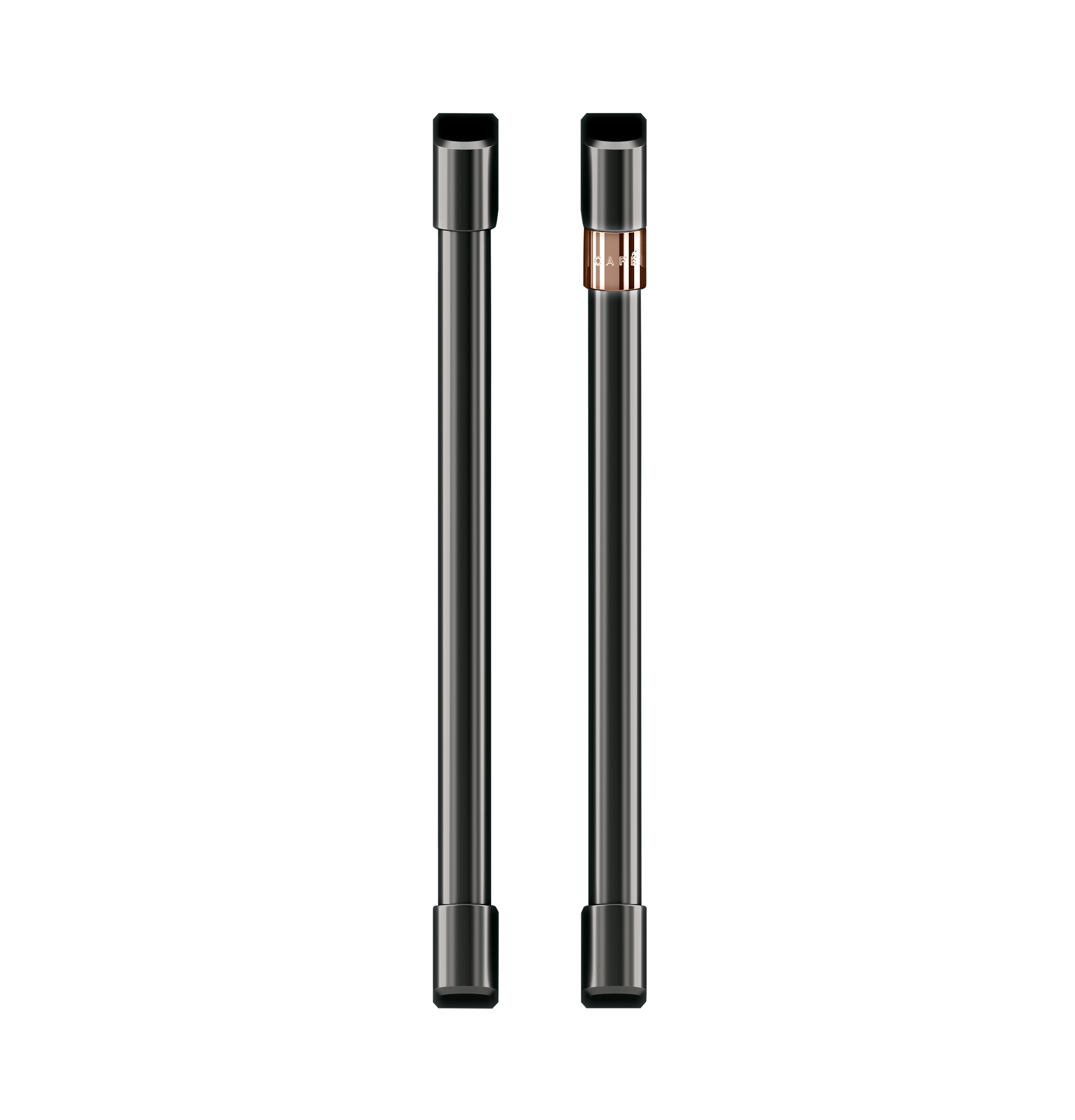 30" Width Hndl & Knob Kit for French-Dr Sgl Wall Ovens Brushed Black For use w/ Wall Ovens — Not Connectable