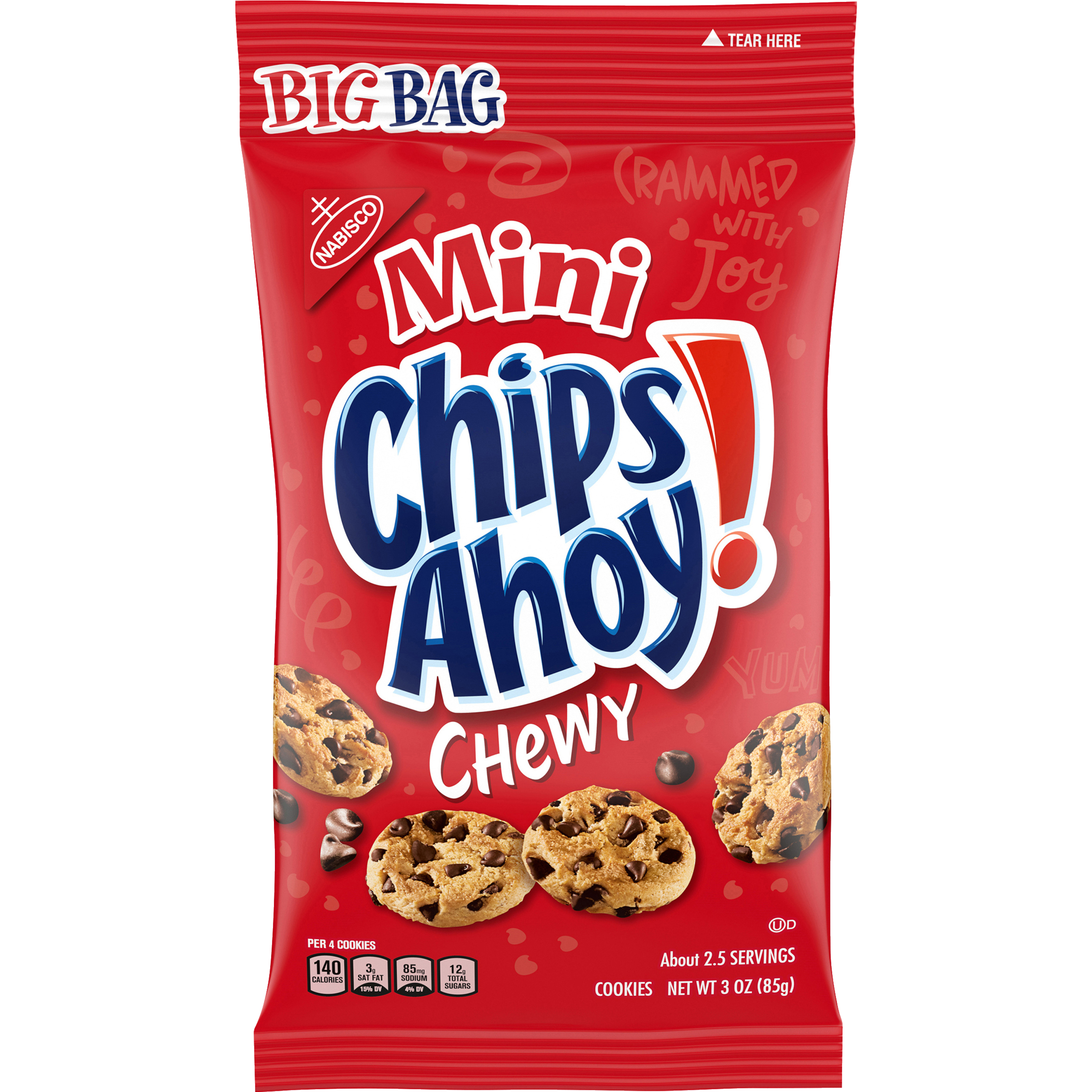 CHIPS AHOY! Mini Chewy Chocolate Chip Cookies, Big Bag, 3 oz-thumbnail-1