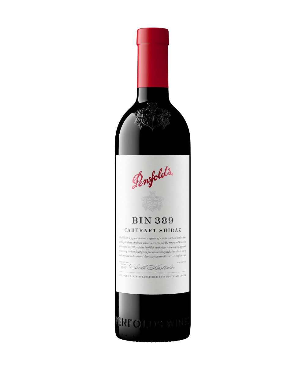 PENFOLDS 'BIN 389' SOUTH AUSTRALIA CABERNET/SHIRAZ