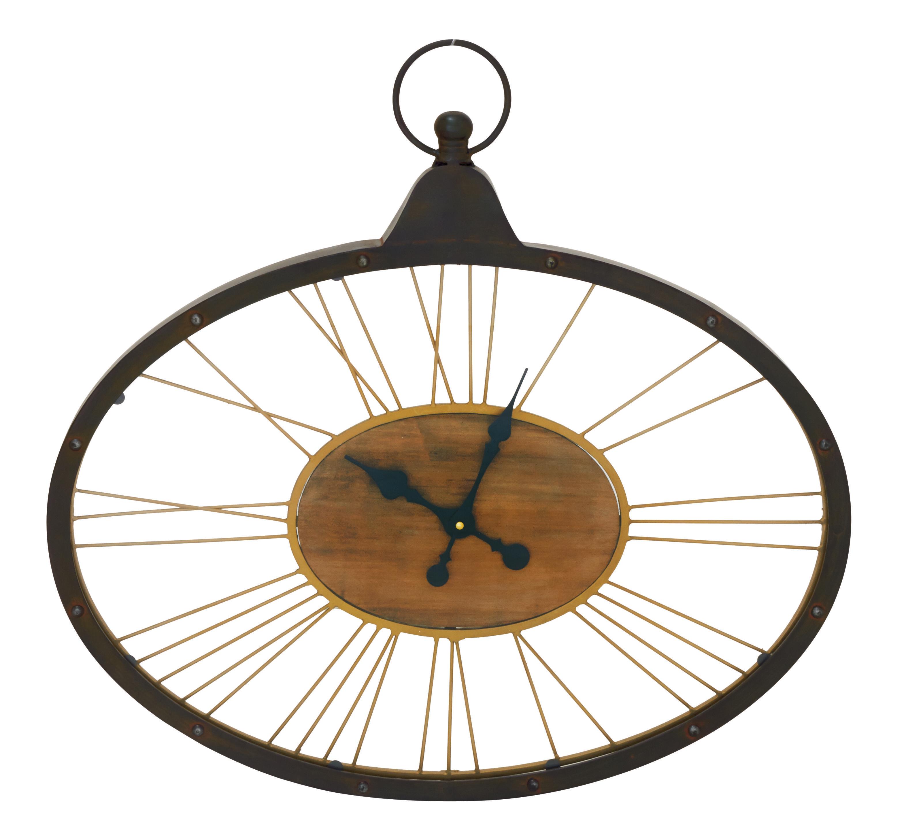Black Glass  Wall Clock, 28" x 2" x 26"