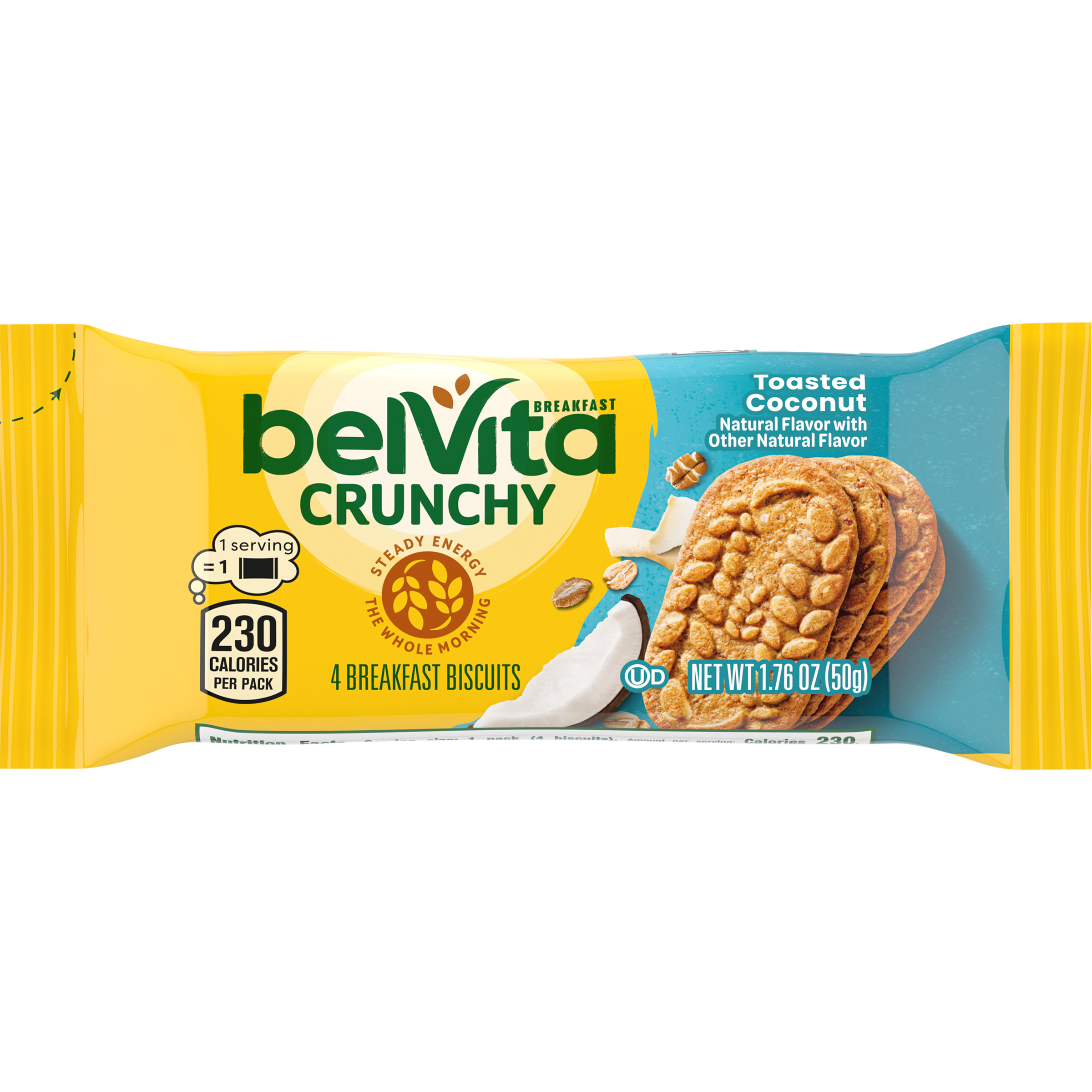 BELVITA Crunchy Toasted Coconut Breakfast Biscuits 8.8 OZ-4