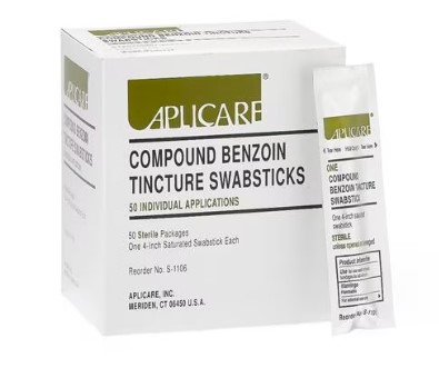 Benzoin Compound Tincture Swab - 50/Box